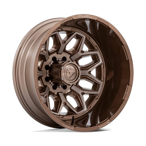Fuel Off-Road Wheels D876 Flux Dually Platinum Bronze