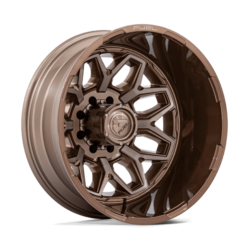 Fuel Off-Road Wheels D876 Flux Dually Platinum Bronze