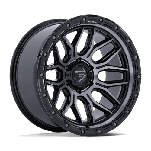 Fuel Off-Road Wheels FC881 Surge Gloss Black Machined with Gray Tint