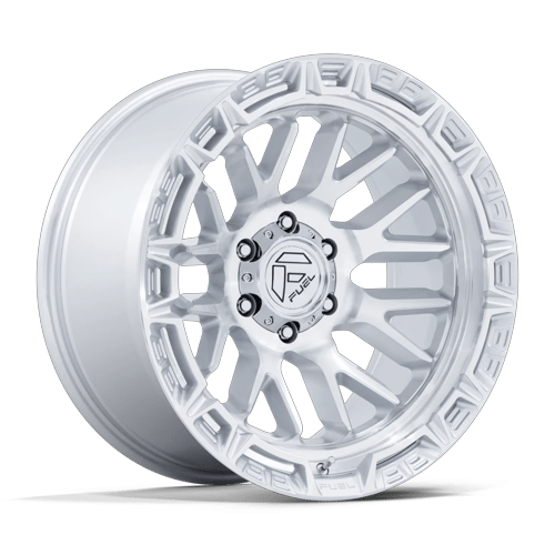 Fuel Off-Road Wheels FC890 Rail Gloss Silver with Machined Face