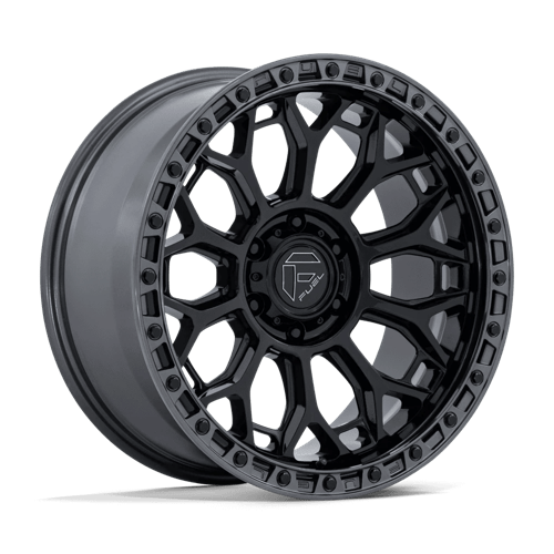 Fuel Off-Road Wheels FC901 Talon Gloss Black with Gloss Gunmetal Lip