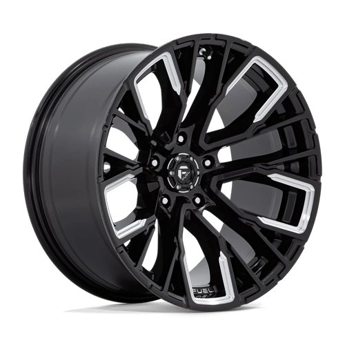 Fuel Off-Road Wheels D849 Rebar Gloss Black Milled