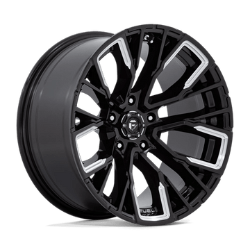 Fuel Off-Road Wheels D849 Rebar Gloss Black Milled