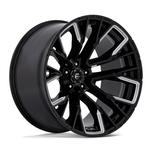 Fuel Off-Road Wheels D849 Rebar Gloss Black Milled