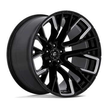 Fuel Off-Road Wheels D849 Rebar Gloss Black Milled