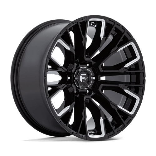 Fuel Off-Road Wheels D849 Rebar Gloss Black Milled