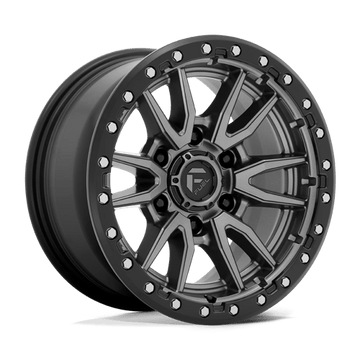 Fuel Off-Road Wheels D680 Rebel Matte Gunmetal Black Bead Ring