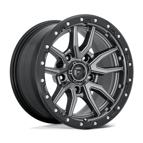Fuel Off-Road Wheels D680 Rebel Matte Gunmetal Black Bead Ring
