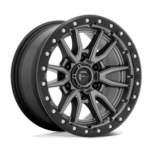 Fuel Off-Road Wheels D680 Rebel Matte Gunmetal Black Bead Ring