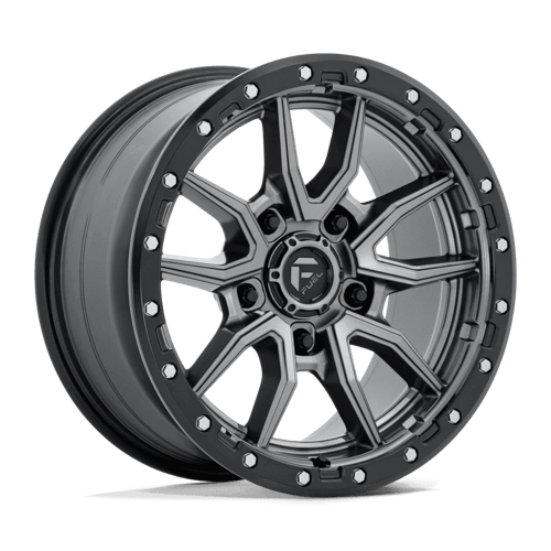 Fuel Off-Road Wheels D680 Rebel Matte Gunmetal Black Bead Ring