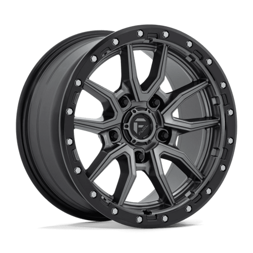 Fuel Off-Road Wheels D680 Rebel Matte Gunmetal Black Bead Ring