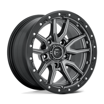 Fuel Off-Road Wheels D680 Rebel Matte Gunmetal Black Bead Ring