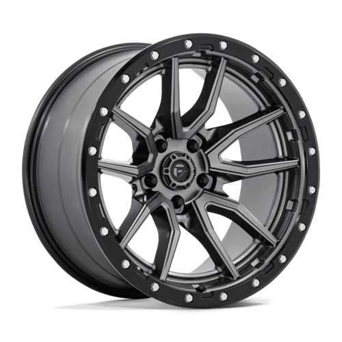 Fuel Off-Road Wheels D680 Rebel Matte Gunmetal Black Bead Ring