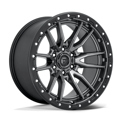 Fuel Off-Road Wheels D680 Rebel Matte Gunmetal Black Bead Ring