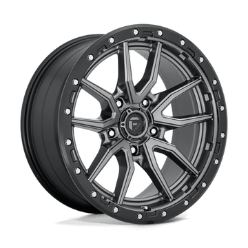 Fuel Off-Road Wheels D680 Rebel Matte Gunmetal Black Bead Ring