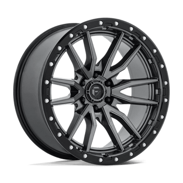 Fuel Off-Road Wheels D680 Rebel Matte Gunmetal Black Bead Ring