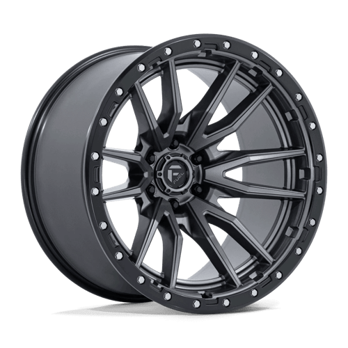 Fuel Off-Road Wheels D680 Rebel Matte Gunmetal Black Bead Ring