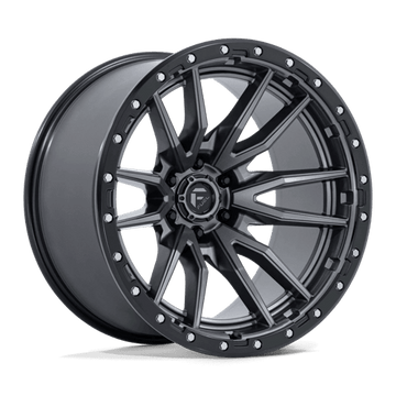 Fuel Off-Road Wheels D680 Rebel Matte Gunmetal Black Bead Ring