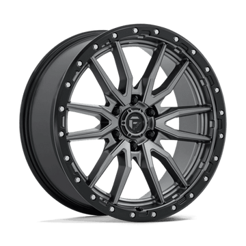 Fuel Off-Road Wheels D680 Rebel Matte Gunmetal Black Bead Ring