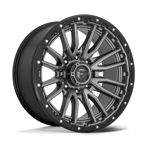 Fuel Off-Road Wheels D680 Rebel Matte Gunmetal Black Bead Ring
