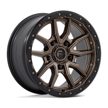 Fuel Off-Road Wheels D681 Rebel Matte Bronze Black Bead Ring