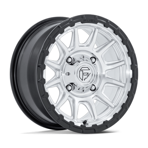 Fuel Off-Road Wheels FV866 Piston Utv Hyper Silver Machined with Matte Black Lip