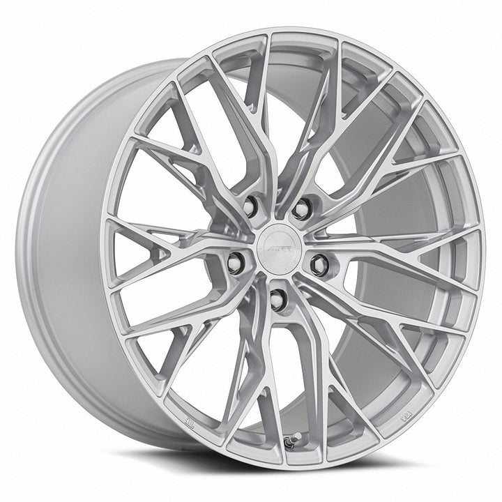 MRR Wheels GF5 Silver Machine Face fit Corvette C8