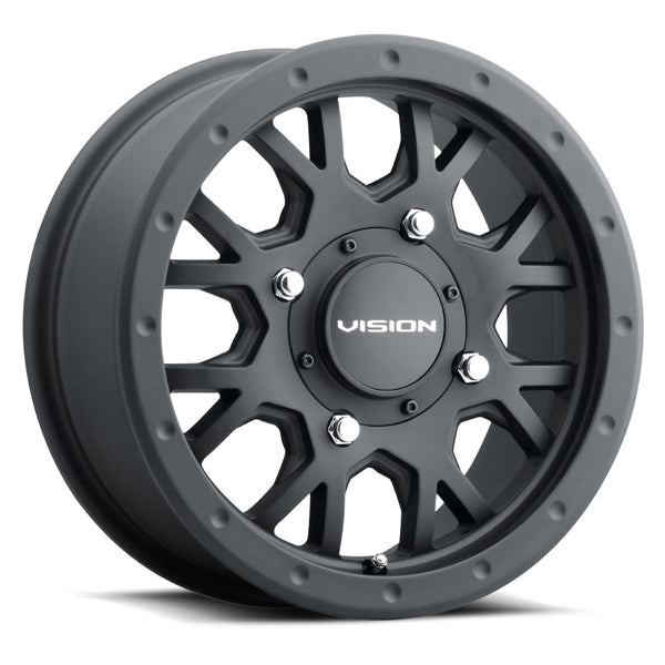 Vision ATV Wheels GV8 Invader Satin Black