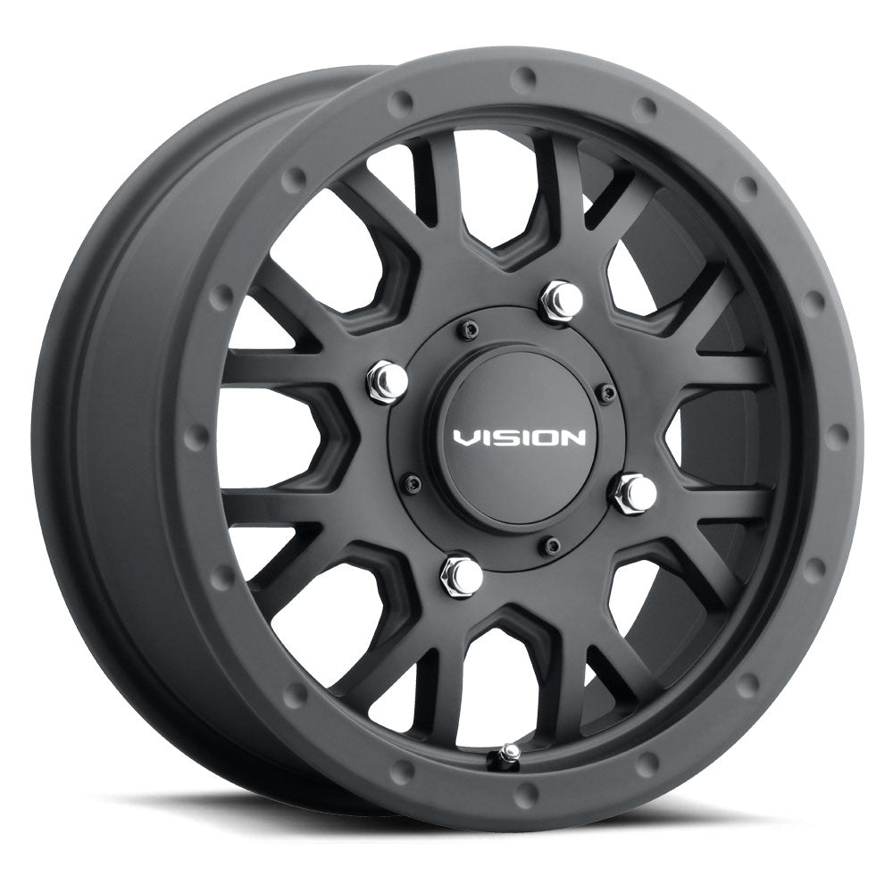 Vision ATV Wheels GV8 Invader Satin Black