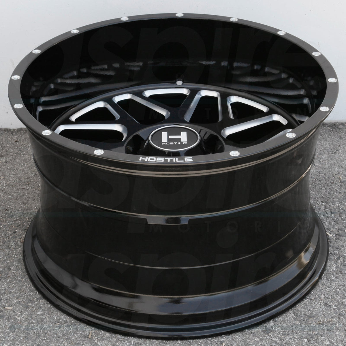 Hostile Wheels H108 Sprocket Black Milled - Wheels Outlet