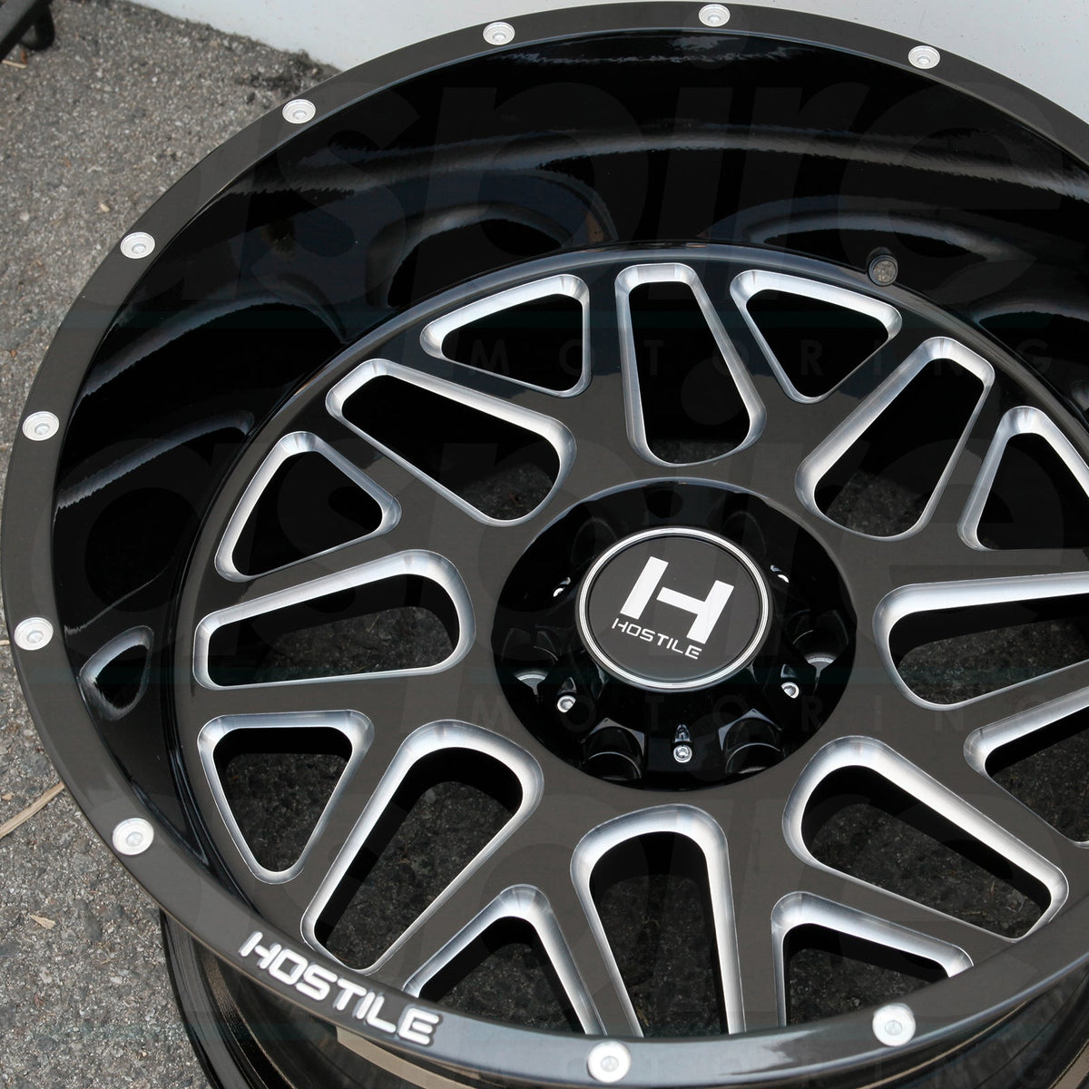 Hostile Wheels H108 Sprocket Black Milled - Wheels Outlet