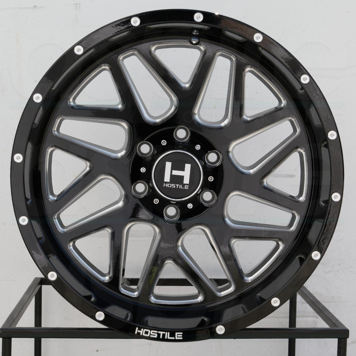 Hostile Wheels H108 Sprocket Black Milled - Wheels Outlet