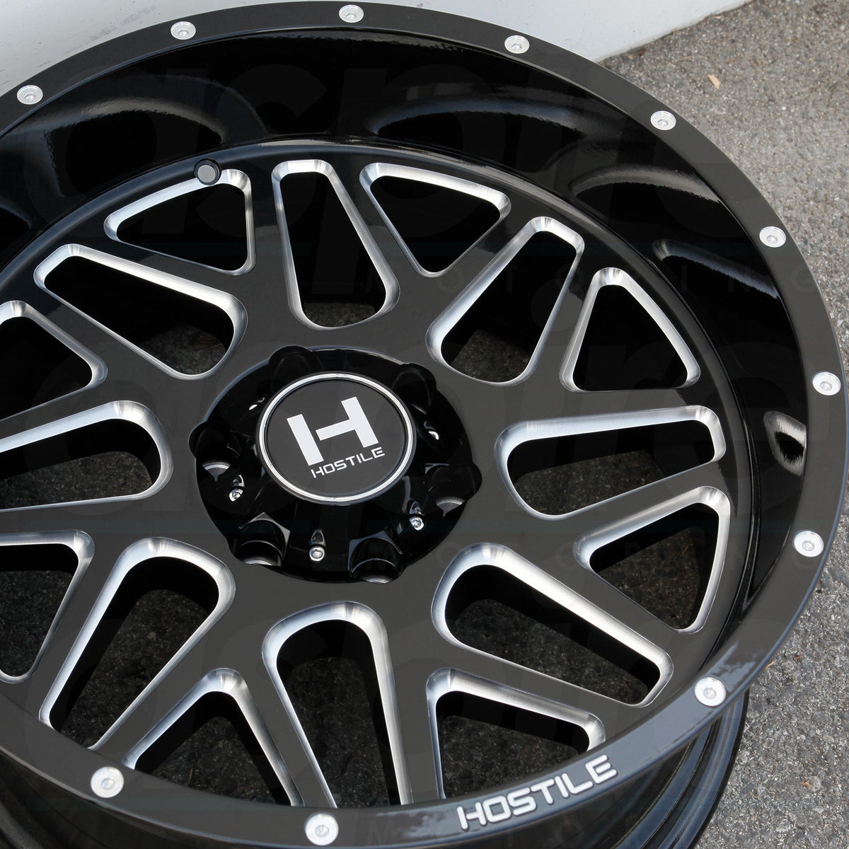 Hostile Wheels H108 Sprocket Black Milled - Wheels Outlet