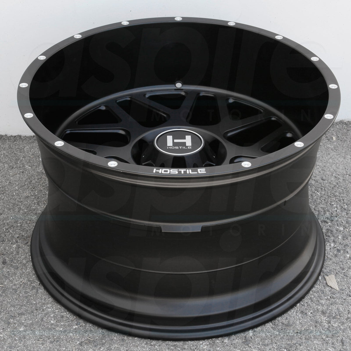 Hostile Wheels H108 Sprocket Full Black - Wheels Outlet