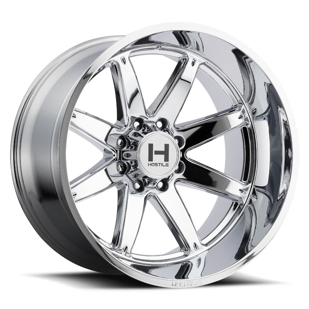 Hostile Wheels H109 Alpha Chrome