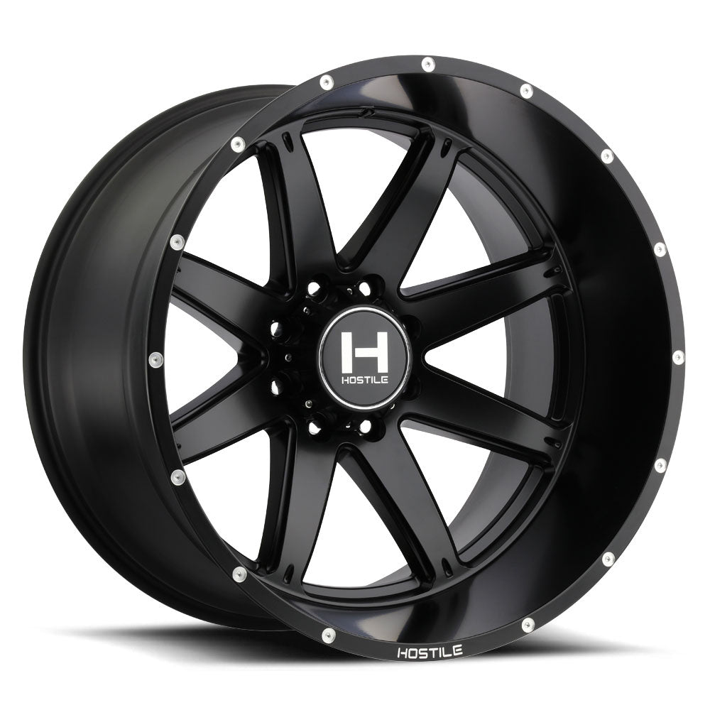 Hostile Wheels H109 Alpha Full Black