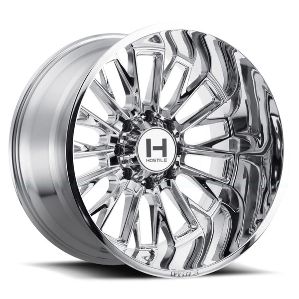 Hostile Wheels H114 Fury Chrome