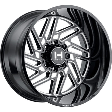 Hostile Wheels H116 Jigsaw Black Milled - Wheels Outlet