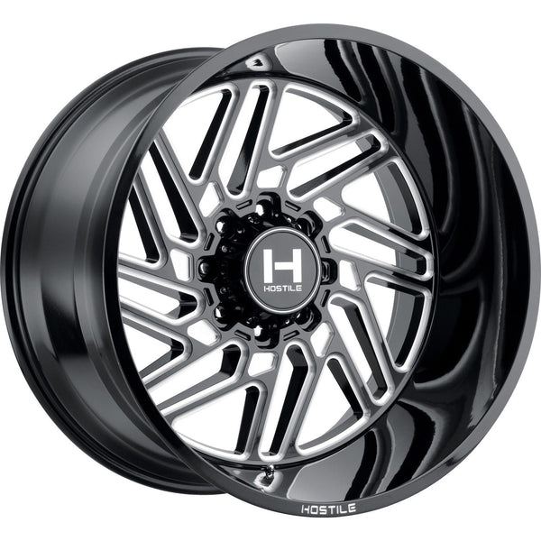 Hostile Wheels H116 Jigsaw Black Milled - Wheels Outlet
