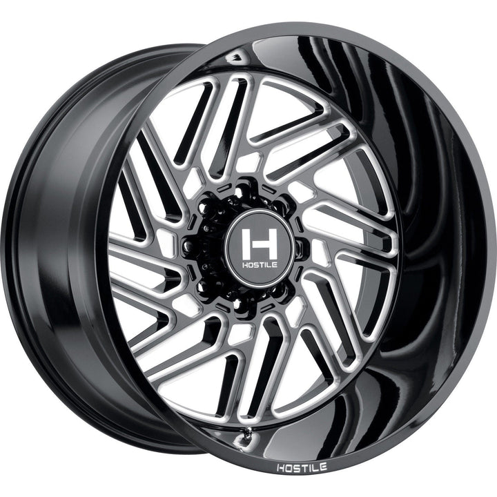 Hostile Wheels H116 Jigsaw Black Milled - Wheels Outlet