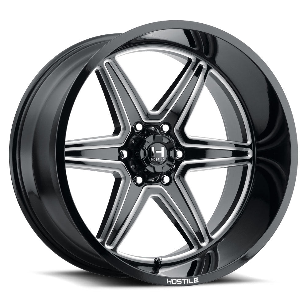 Hostile Wheels H117 Venom Black Milled