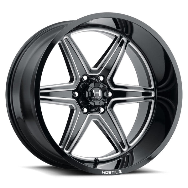 Hostile Wheels H117 Venom Black Milled