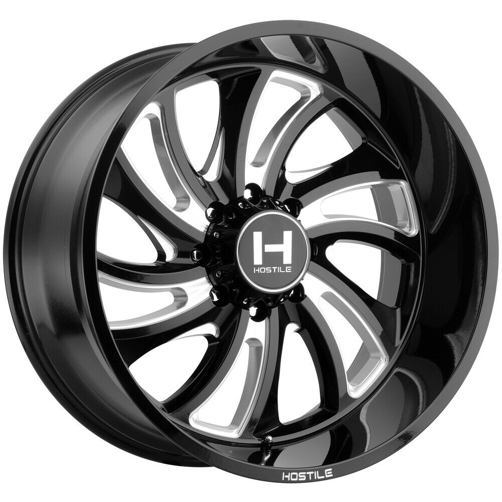 Hostile Wheels H118 Demon Black Milled