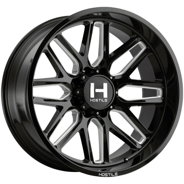 Hostile Wheels H120 Vulcan Black Milled