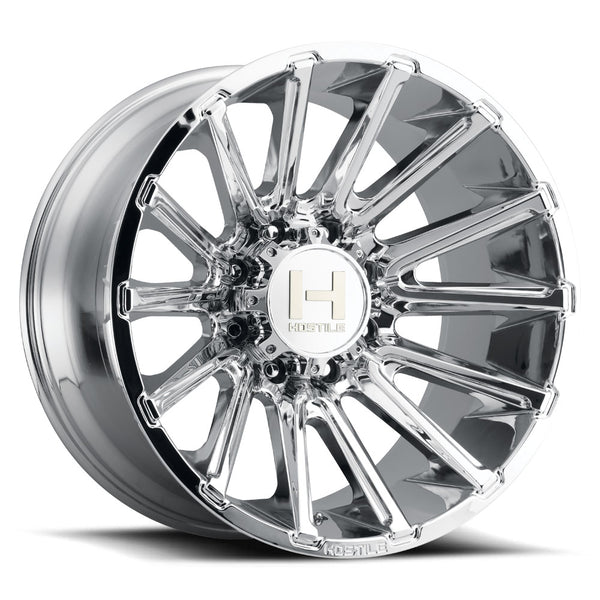 Hostile Wheels H123 Typhoon Chrome