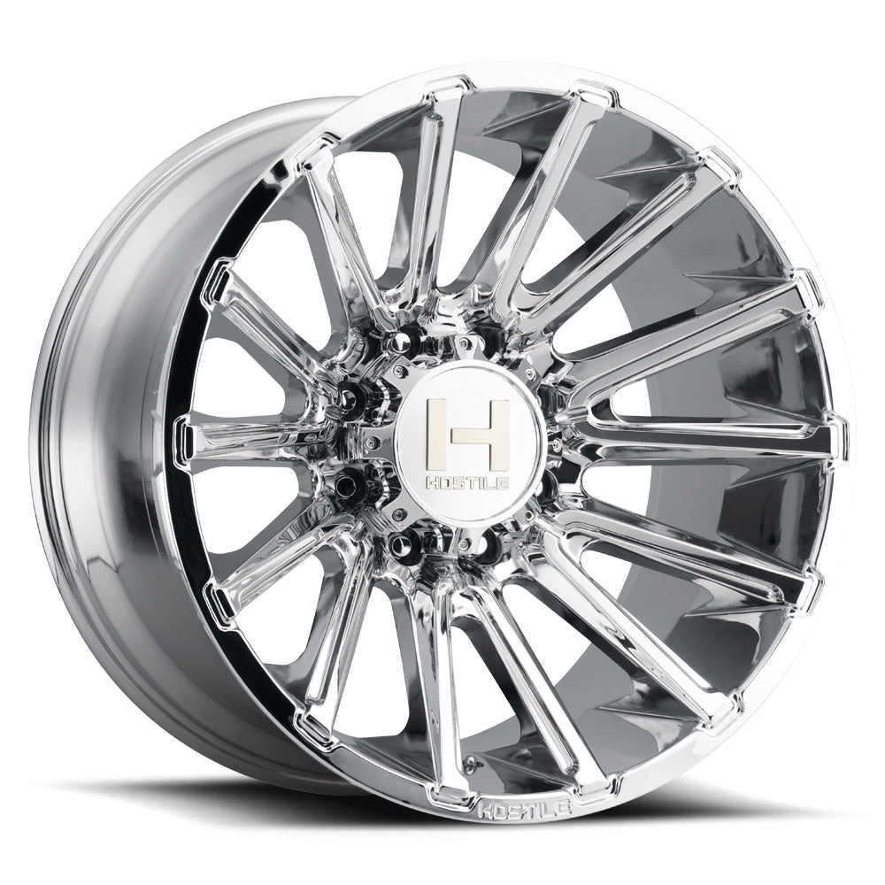 Hostile Wheels H123 Typhoon Chrome