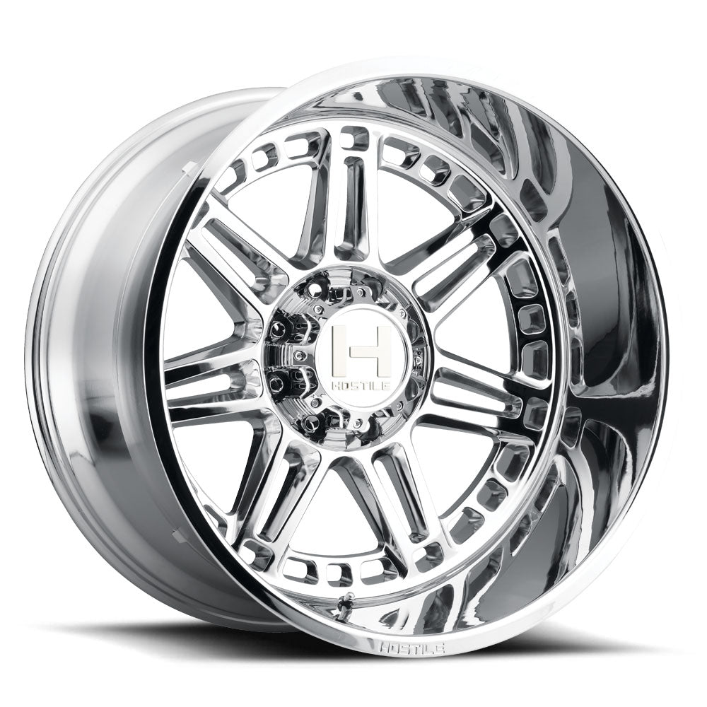 Hostile Wheels H124 Lunatic Chrome