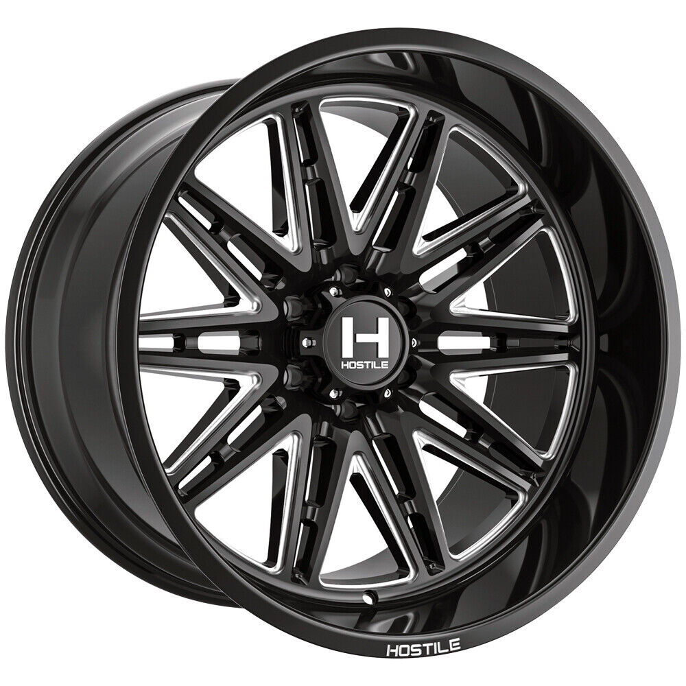 Hostile Wheels H126 Maniac Black Milled