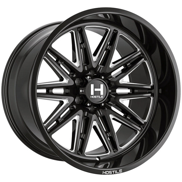 Hostile Wheels H126 Maniac Black Milled