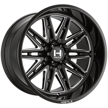 Hostile Wheels H126 Maniac Black Milled